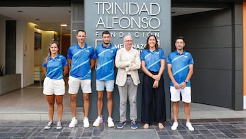 La Fundación Trinidad Alfonso homenajea a cinco de los deportistas que participaron en los Juegos
