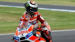 Jorge Lorenzo, piloto de Ducati en MotoGP. 