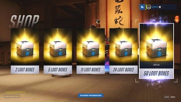 Cajas de botín en Overwatch (2016)