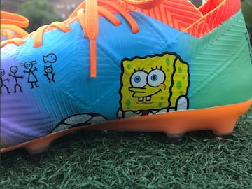 Los botines diseñados por niños con cáncer que usará Red Bulls