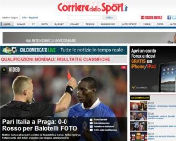 Portadas de la prensa extranjera