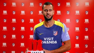 Dávid Hancko ha sido elegido 'Jugador Cinco Estrellas' del mes de agosto por votación de los aficionados atléticos.