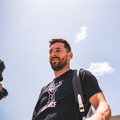 Messi e Inter Miami ya están en Cincinnati para la semifinal de US Open Cup