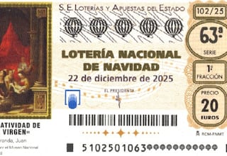 Comprobar Lotería de Navidad 2025: resultados del Sorteo Extraordinario de hoy, lunes 22 de diciembre