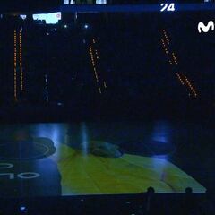 El impresionante 'video mapping' de la Copa que emocionó a Málaga con la sorpresa final de Kobe Bryant