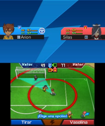 Captura de pantalla - Inazuma Eleven GO: Luz (3DS)