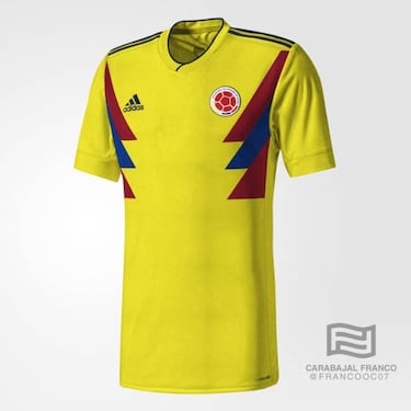 Se filtra la posible camiseta de Colombia para 2018