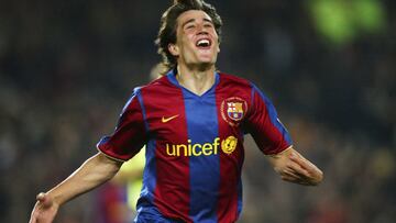Bojan, durante su etapa en el Barcelona.