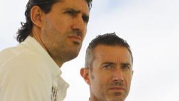 En ‘Tele Radio Sport’. Berta, a la derecha, habló en Italia.