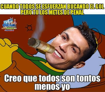 Los memes aplauden a CR7 y se burlan de De Gea