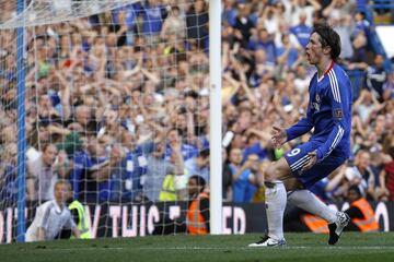 Fernando Torres llegó al Chelsea procedente del Liverpool por 58,5 M€.
 