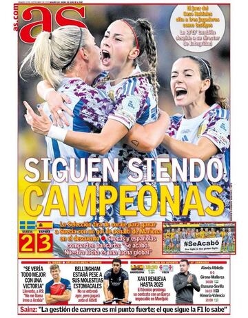 Las portadas de AS de septiembre