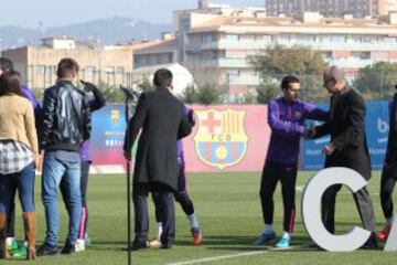 El Barcelona inaugura el 'Campo de entrenamiento Tito Vilanova'