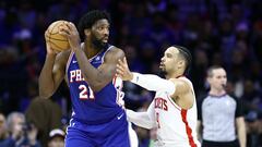 El pívot vuelve tras tres partidos de ausencia y los Sixers arrollan a los Rockets con exhibición de su estrella, que pone la directa a su segundo MVP consecutivo.