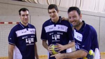 Romero con los jóvenes.