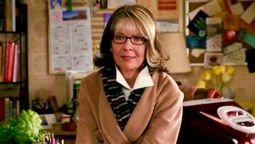 Diane Keaton actriz película emotiva llorar su muerte la joya de la familia