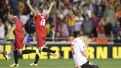 01/05/14  PARTIDO EUROPA LEAGUE SEMIFINAL VUELTA 
 VALENCIA - SEVILLA 
 PRIMER GOL MBIA 3-1 
 MINUTO 94 DESCUENTO GOL DE LA CLASIFICACION TRISTEZA