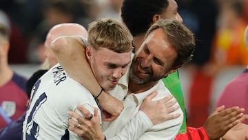 Palmer vino de la banca para asistir en la anotación de Watkins y así citarse con España en la final de la Euro 2024.