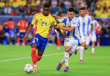 La Selección Colombia cayó 1-0 ante Argentina en el Hard Rock Stadium en partido válido por la final de la Copa América 2024.
