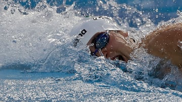 Jorge Iga, de México, durante las pruebas de Natación en los Juegos Centroamericanos y del Caribe 2023.