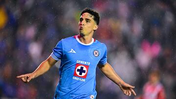 during the 11th round match between Cruz Azul and Necaxa as part of the Liga BBVA MX, Torneo Apertura 2024 at Ciudad de los Deportes Stadium on October 05, 2024 in Mexico City, Mexico.
