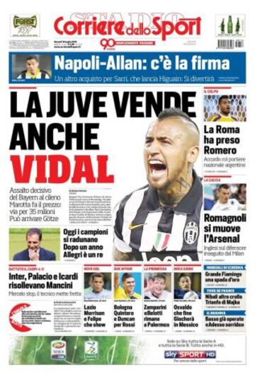 Portadas de la prensa deportiva