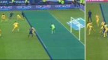 Benzema marcó gol en fuera de juego pero le anularon otro legal