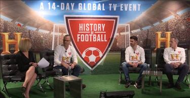 David Villa trae la Historia del fútbol a la televisión