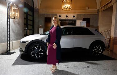 La exdeportista española de halterofilia, Lydia Valentín. 
 