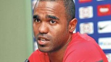 Sinama, en la rueda de prensa.