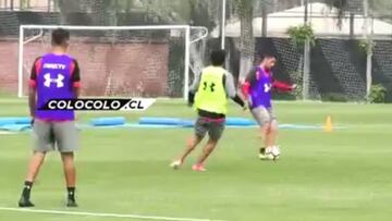 La exquisita definición de Ramón Fernández en el entrenamiento