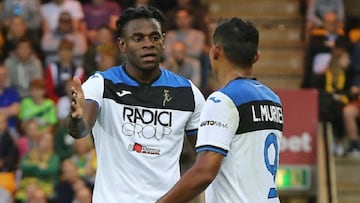 Duv&aacute;n Zapata y Luis Fernando Muriel buscan ser una de las duplas sudamericanas exitosos en Italia