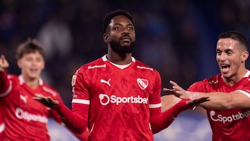 El lateral colombiano le dio el gol de la victoria a Independiente ante Boca.