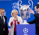 El trofeo de la Champions League ya está en Madrid