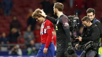 Griezmann y Oblak.