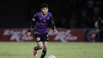 Carlos Vargas durante un partido con  el Mazatlán.