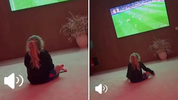 El hijo de Griezmann ‘carga’ contra su padre y su reacción enamora al colchonero por su vena atlética