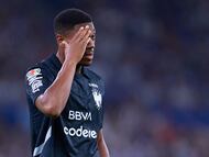 Anthony Martial of Monterrey during the 11th round match between Monterrey and Santos as part of the Liga BBVA MX, Torneo Apertura 2025 at BBVA Bancomer Stadium, on September 27, 2025 in Monterrey, Nuevo Leon, Mexico.