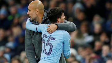 Guardiola y Brahim.