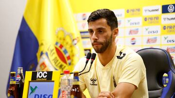 17/09/2025 FUTBOL SEGUNDA DIVISION TEMPORADA 25/26 Rueda de prensa de Enzo Loiodice