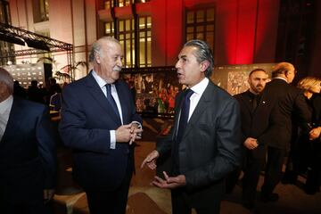 Vicente del Bosque con Sergio Scariolo.