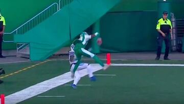 Duron Carter, de los Saskatchewan Roughriders.