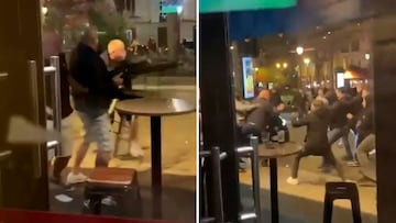 Ultras del PSG atacan a aficionados del Aston Villa durante el Arsenal-Real Madrid