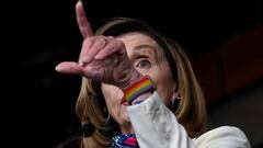 U.S. House Speaker Nancy Pelosi (D-CA) participates in a news conference at the U.S. Capitol in Washington, U.S. October 1, 2020. REUTERS/Erin Scott