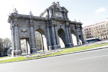 Madrid, vacío: las imágenes de cómo están sus calles