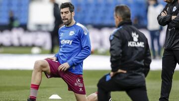 Manu Garc¨ªa, tercer jugador con m¨¢s partidos en el Alav¨¦s