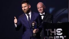 Messi, en la gala The Best.
