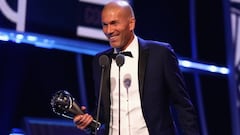 Zinedine Zidane. premio &#039;The Best&#039; al Mejor Entrenador.