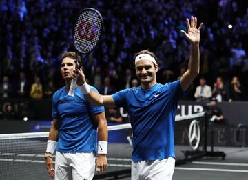 Federer y Nadal ganaron a Querrey y Sock.