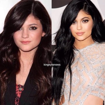 Kylie Jenner, la hermana de Kendall Jenner y la menor del clan Kardashian, también celebrity y modelo. 